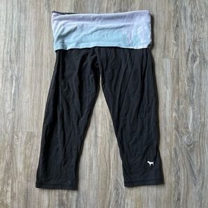 PINK capri yoga pants